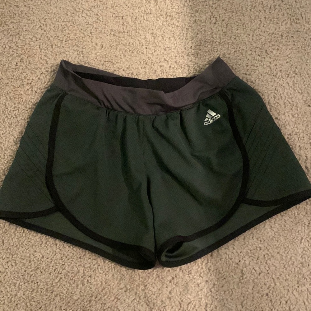 Gray adidas climate shorts